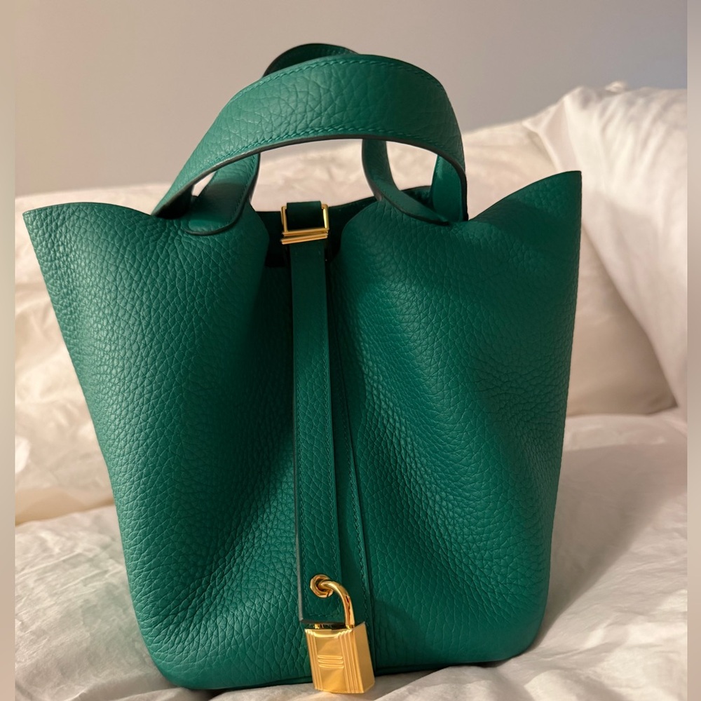 Hermes Vert Vertigo Picotin 18